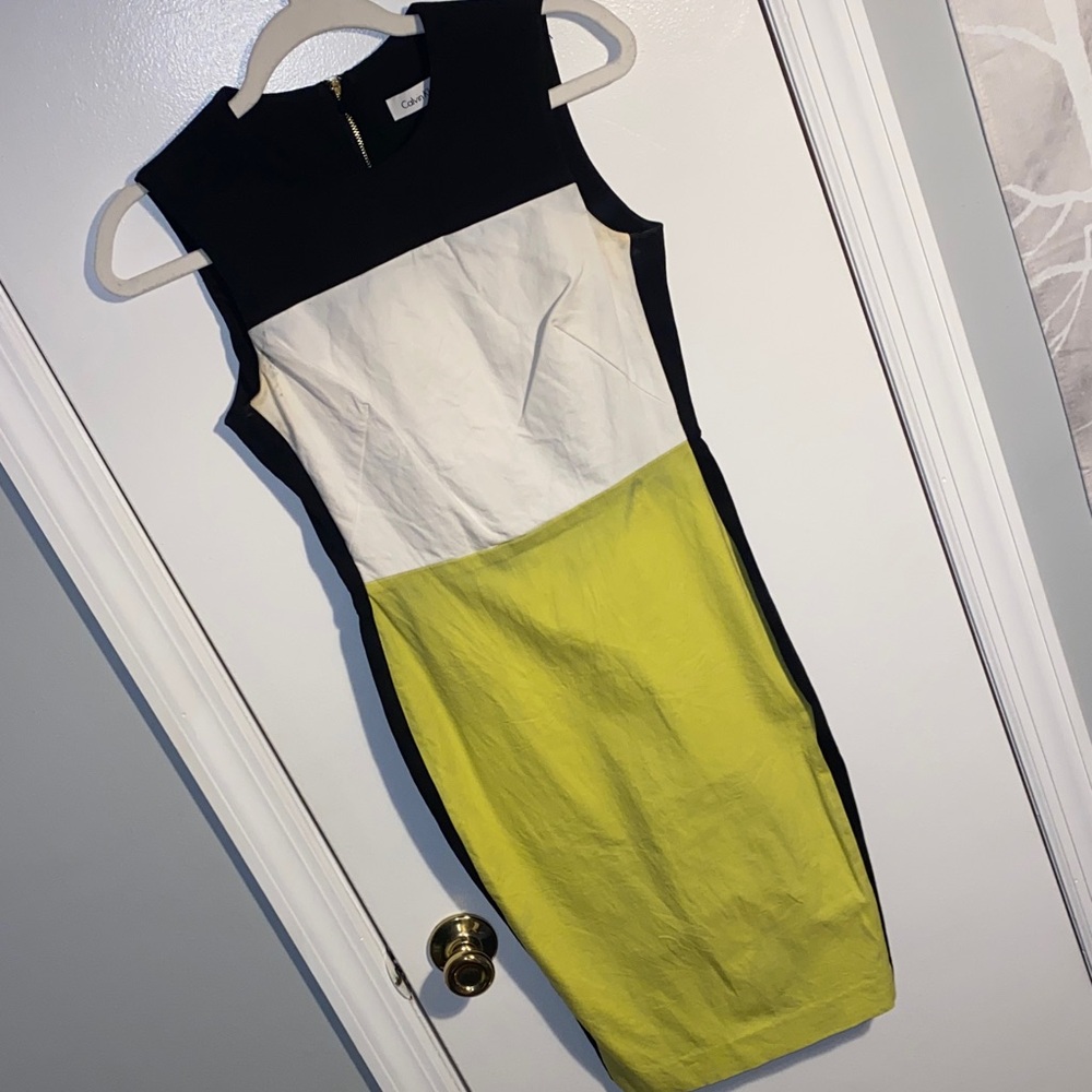 Calvin Klein Colorblock Dress